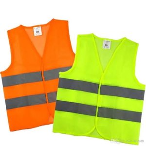 Safety Vest With Reflective Strips (Pack Of 3)