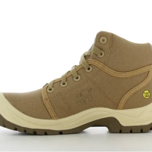 Safety Jogger Desert S1P Stylish safety boot with a canvas upper