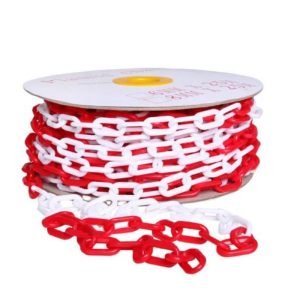 Barrication Chain Red & White 6MM X 20 M