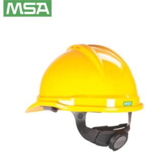 MSA V GUARD CHINA POLYETHYLENE PROTECTION HEAD WITH CHIN HELMET