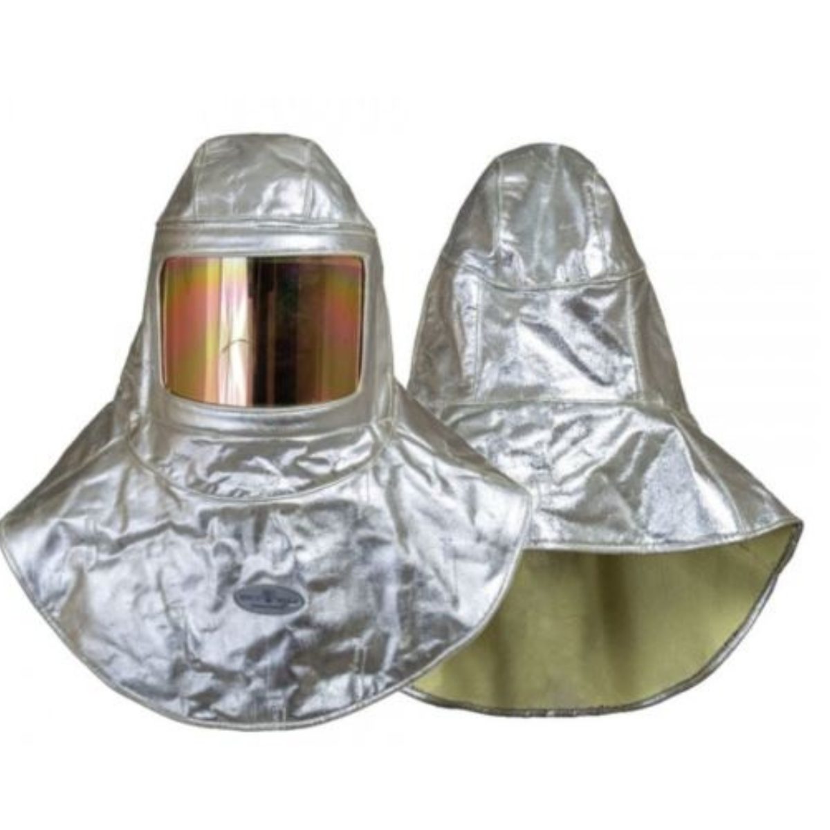 ALUMINIZED SAFETY HOOD HEAT AND MOLTEN METAL RESISTANCE GEAR