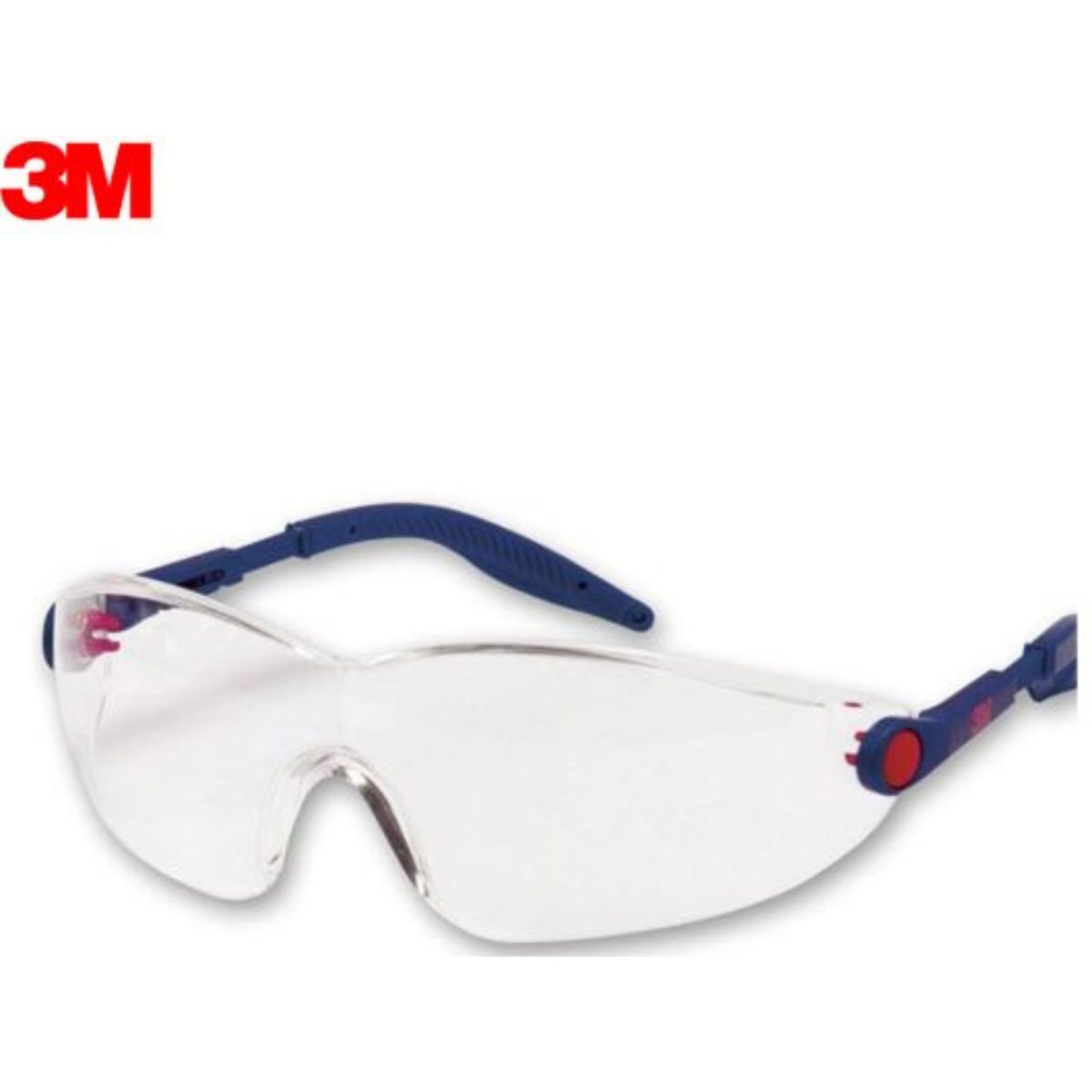 3M CLEAR LENS BLUE FRAME SAFETY GLASSES SPECTACLES